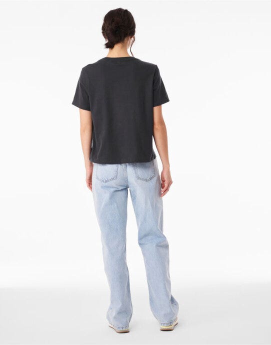 Bella + Canvas BE6110 Women's Heavy Boxy Tee - Dark Grey
