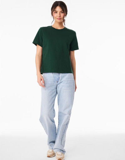 Bella + Canvas BE6110 Women's Heavy Boxy Tee - Forest