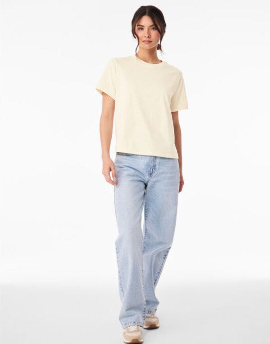 Bella + Canvas BE6110 Women's Heavy Boxy Tee - Natural