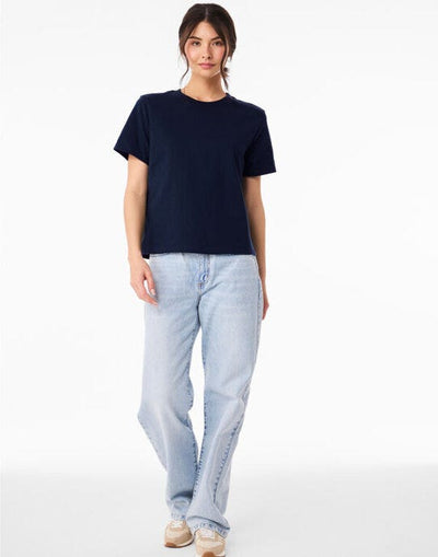 Bella + Canvas BE6110 Women's Heavy Boxy Tee - Navy