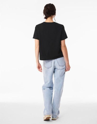 Bella + Canvas BE6110 Women's Heavy Boxy Tee - Vintage Black