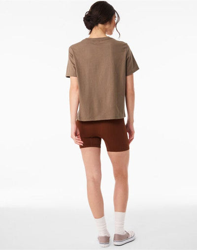 Bella + Canvas BE6110 Women's Heavy Boxy Tee - Vintage Brown