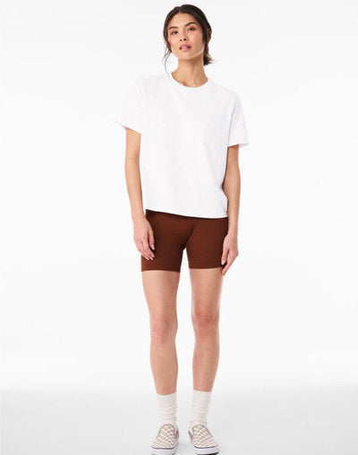 Bella + Canvas BE6110 Women's Heavy Boxy Tee - White