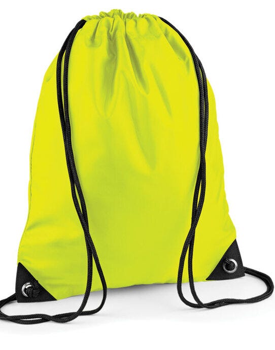Bagbase BG10 Premium Gymsac - Fluoresent Yellow