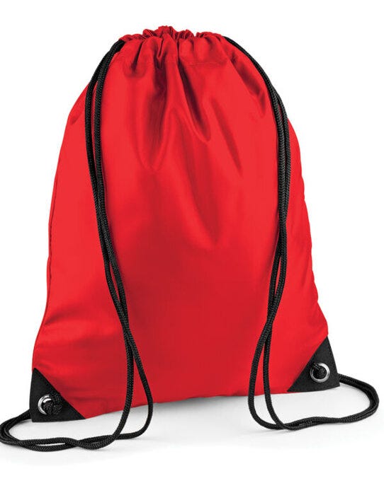 Bagbase BG10 Premium Gymsac - Bright Red