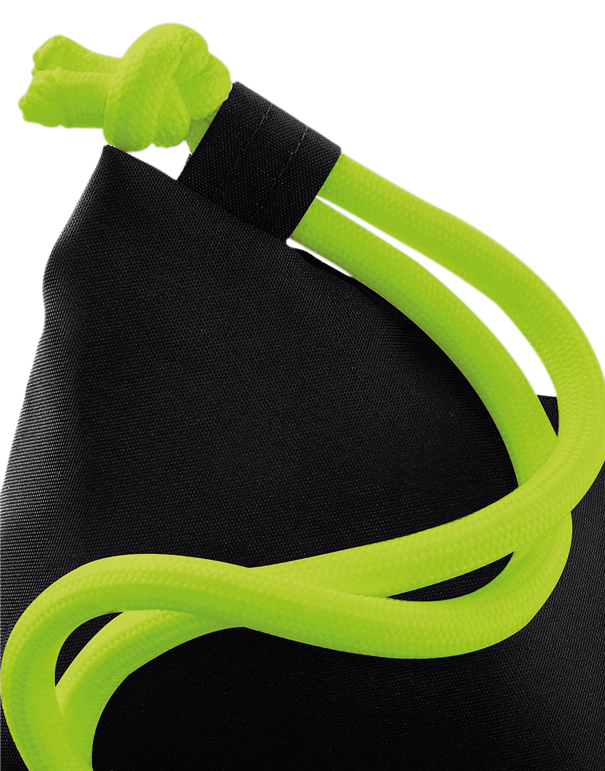 Bagbase BG110 Icon Gymsac - Black/Lime Green