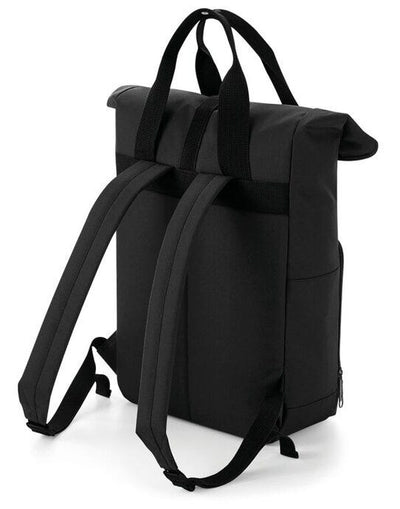 Bagbase BG118 Twin Handle Roll-Top Backpack - Black