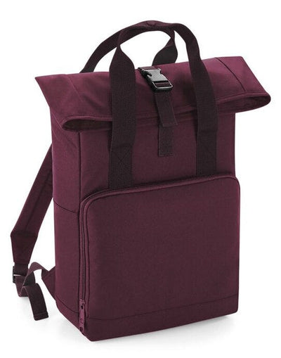 Bagbase BG118 Twin Handle Roll-Top Backpack - Burgundy