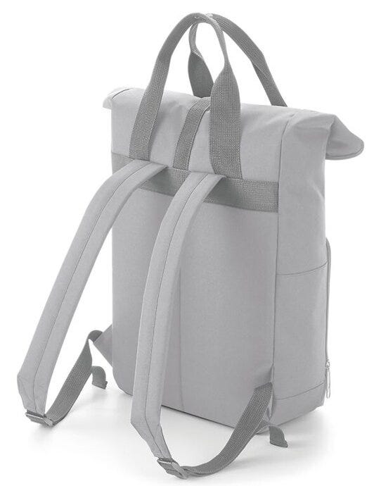 Bagbase BG118 Twin Handle Roll-Top Backpack - Light Grey