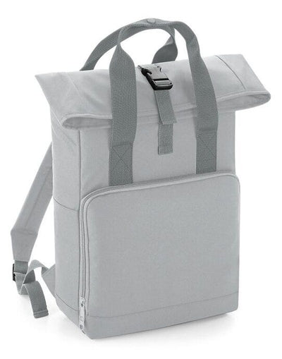 Bagbase BG118 Twin Handle Roll-Top Backpack - Light Grey