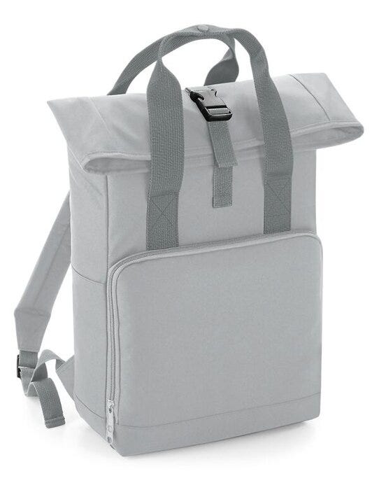 Bagbase BG118 Twin Handle Roll-Top Backpack - Light Grey