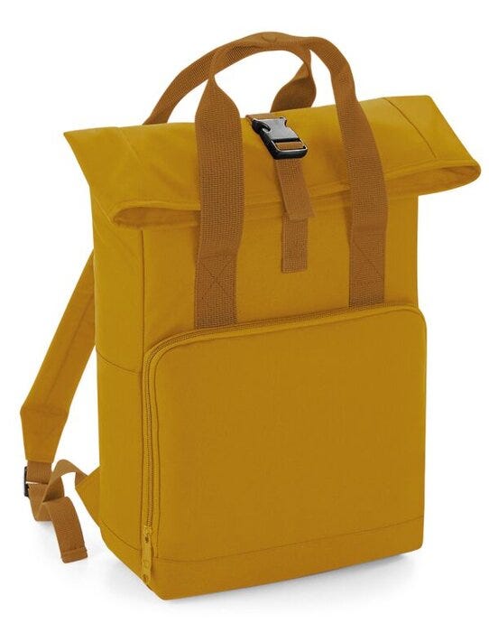 Bagbase BG118 Twin Handle Roll-Top Backpack - Mustard