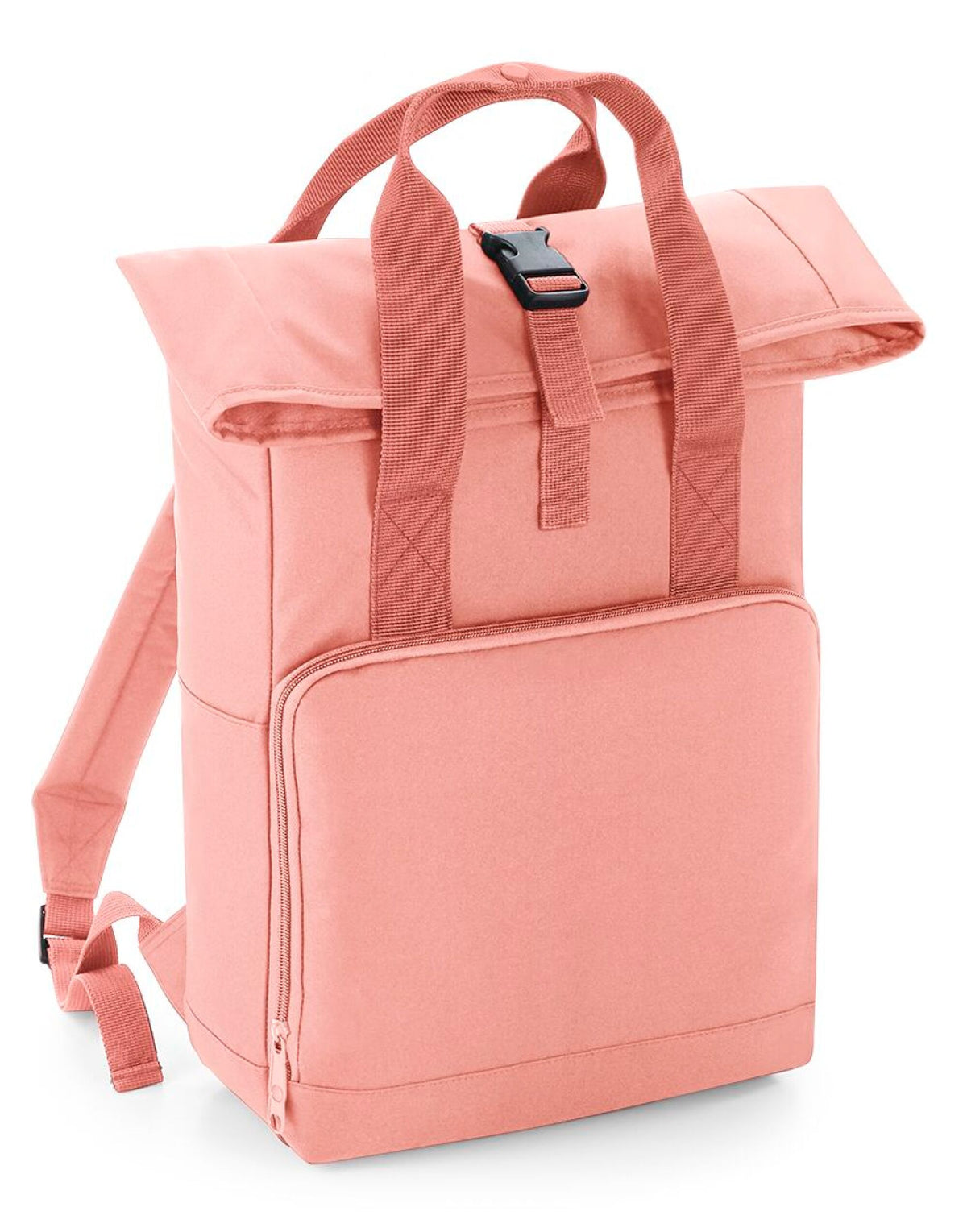 Bagbase BG118 Twin Handle Roll-Top Backpack - Blush Pink