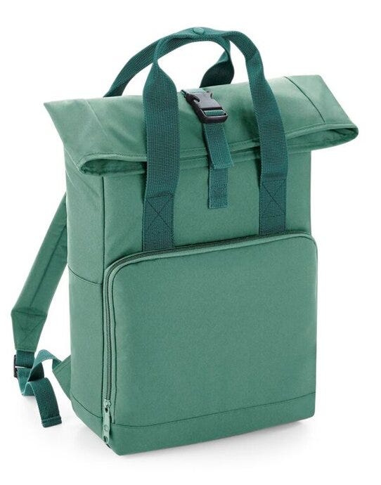 Bagbase BG118 Twin Handle Roll-Top Backpack - Sage Green