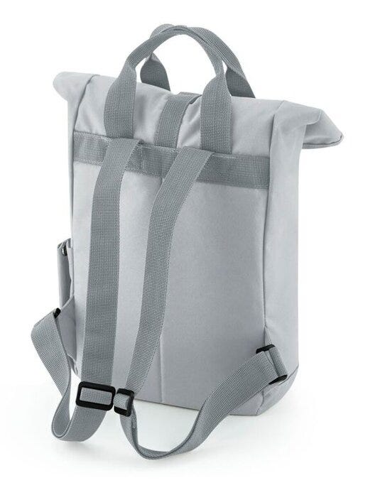 Bagbase BG118S Mini Recycled Roll Top Backpack - Light Grey