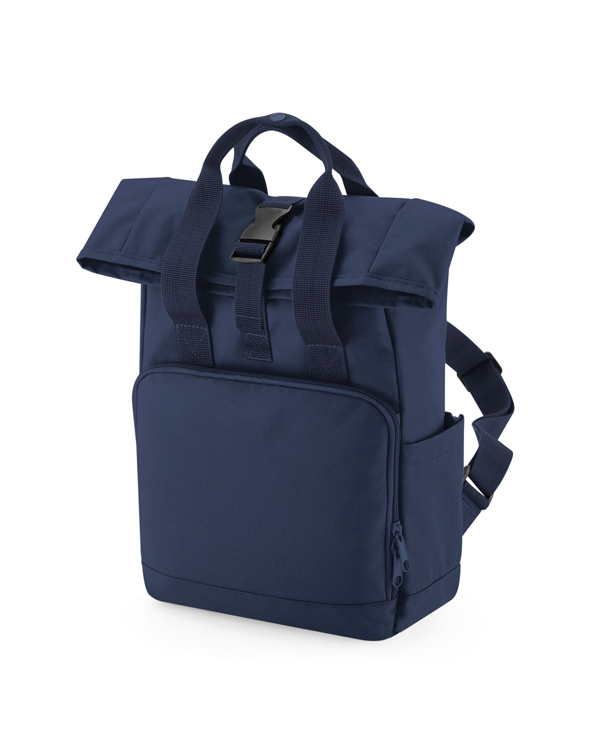 Bagbase BG118S Mini Recycled Roll Top Backpack - Navy Dusk