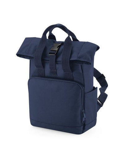 Bagbase BG118S Mini Recycled Roll Top Backpack - Navy Dusk