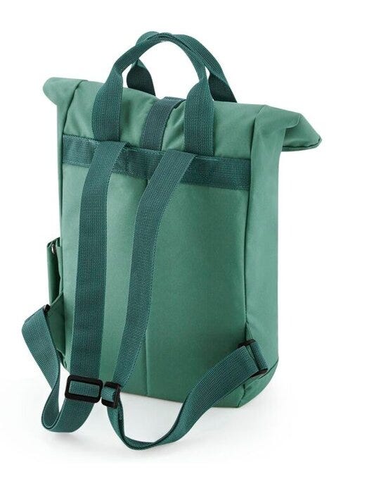 Bagbase BG118S Mini Recycled Roll Top Backpack - Sage