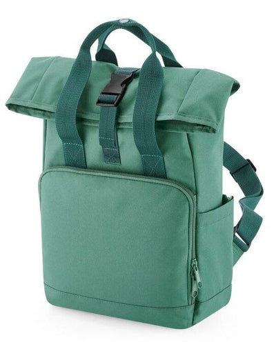 Bagbase BG118S Mini Recycled Roll Top Backpack - Sage
