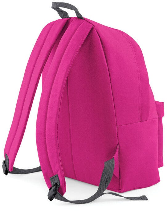 Bagbase BG125 Original Fashion Backpack - Fuchsia/Graphite