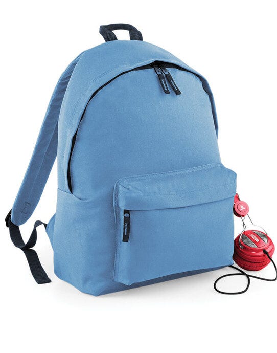 Bagbase BG125 Original Fashion Backpack - Sky Blue/French Navy