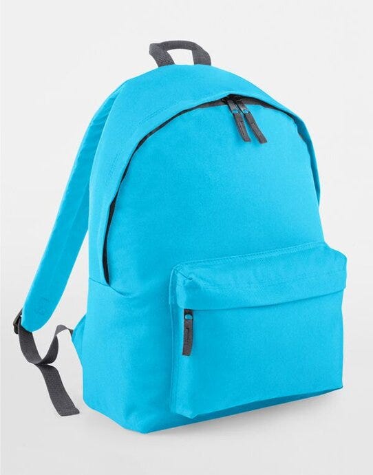 Bagbase BG125 Original Fashion Backpack - Surf Blue/ Graphite Grey