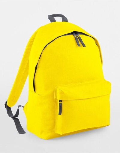 Bagbase BG125 Original Fashion Backpack - Yellow/Graphite Grey