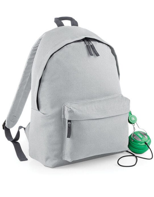 Bagbase BG125 Original Fashion Backpack - Light Grey/ Graphite Grey