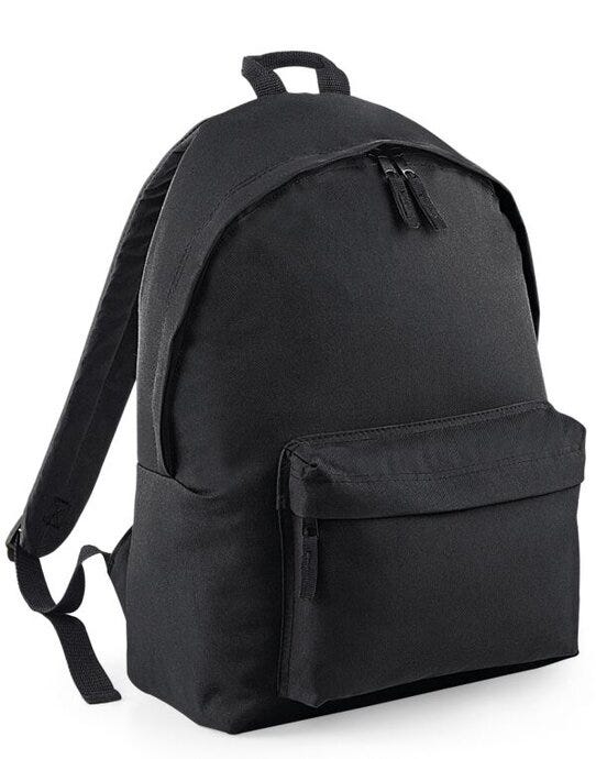 Bagbase BG125 Original Fashion Backpack - Black/Black