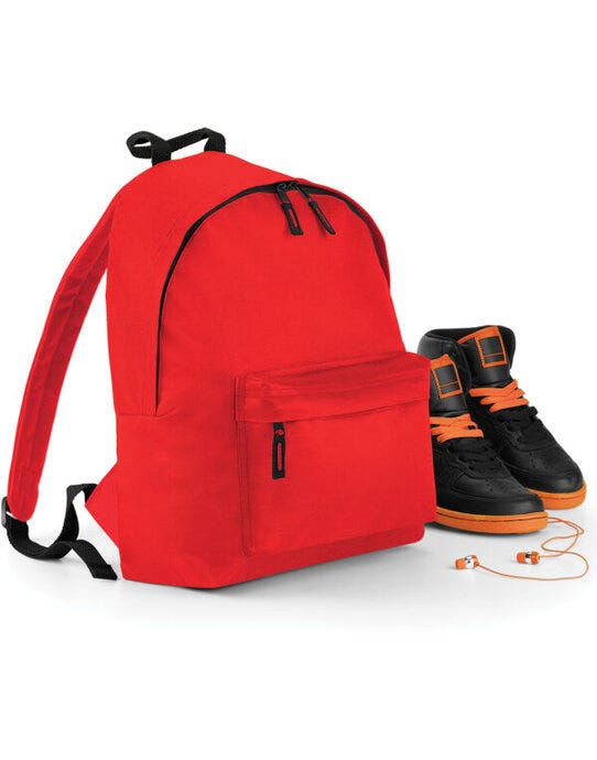 Bagbase BG125J Junior Fashion Backpack - Bright Red