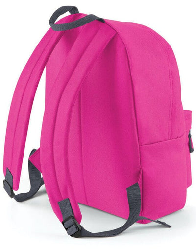 Bagbase BG125J Junior Fashion Backpack - Fuchsia/Graphite