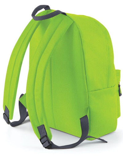 Bagbase BG125J Junior Fashion Backpack - Lime/graphite
