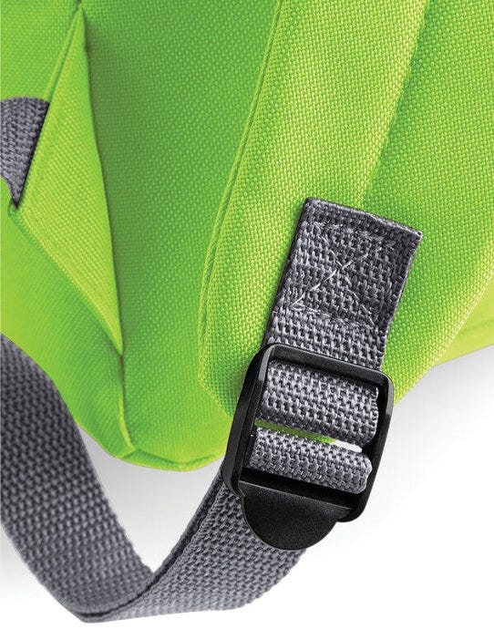 Bagbase BG125J Junior Fashion Backpack - Lime/graphite