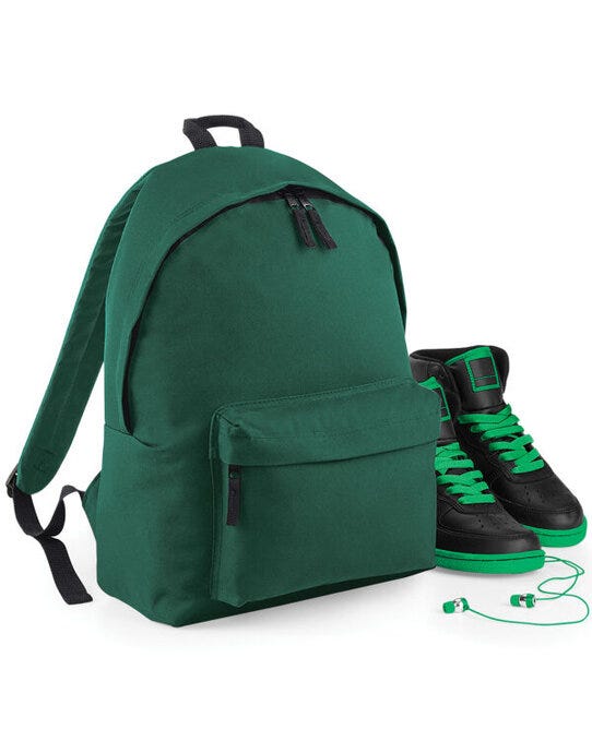 Bagbase BG125J Junior Fashion Backpack - Bottle Green