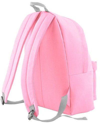 Bagbase BG125J Junior Fashion Backpack - Classic Pink/ Light Grey
