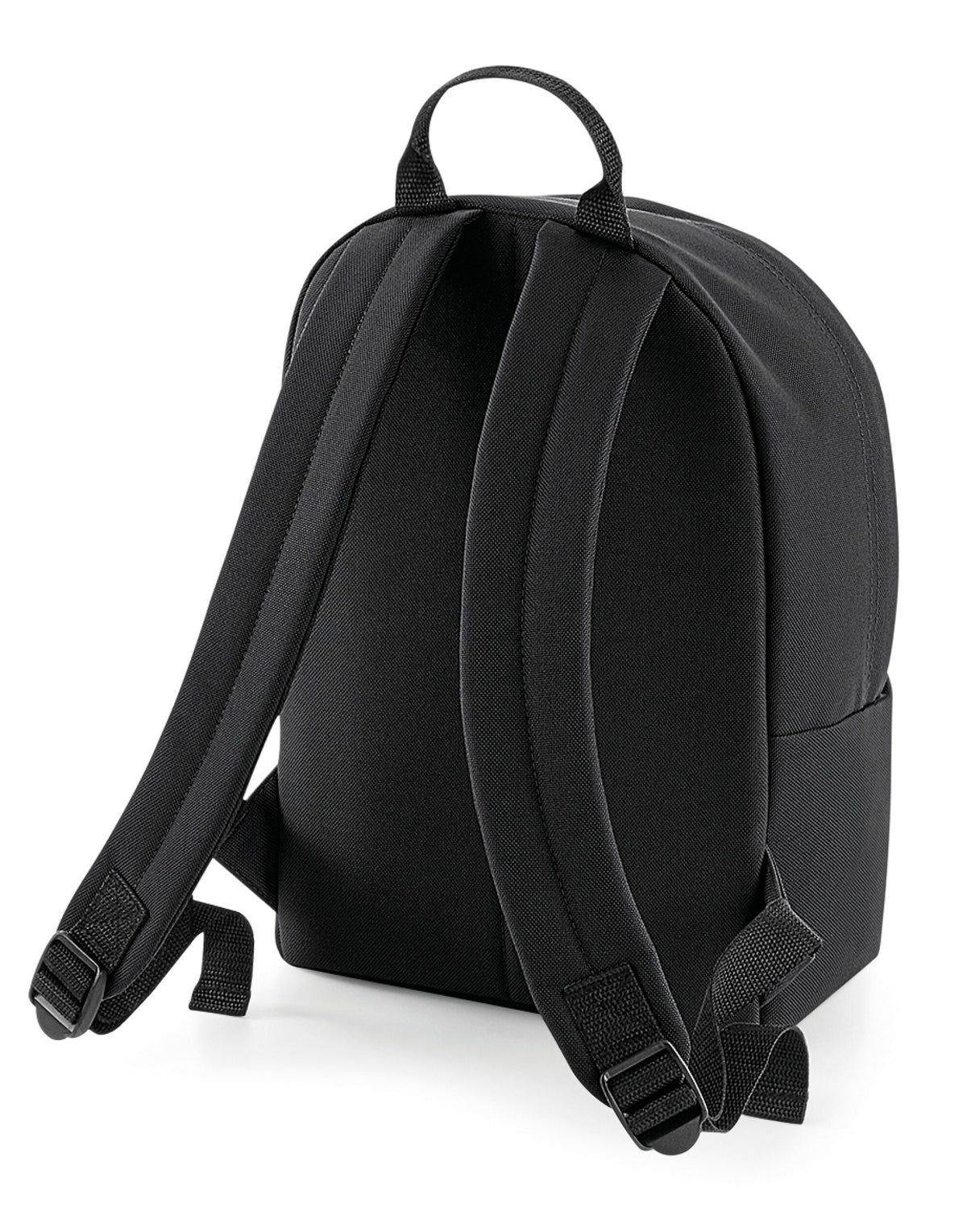 Bagbase BG125S Mini Fashion Backpack - Black/Black