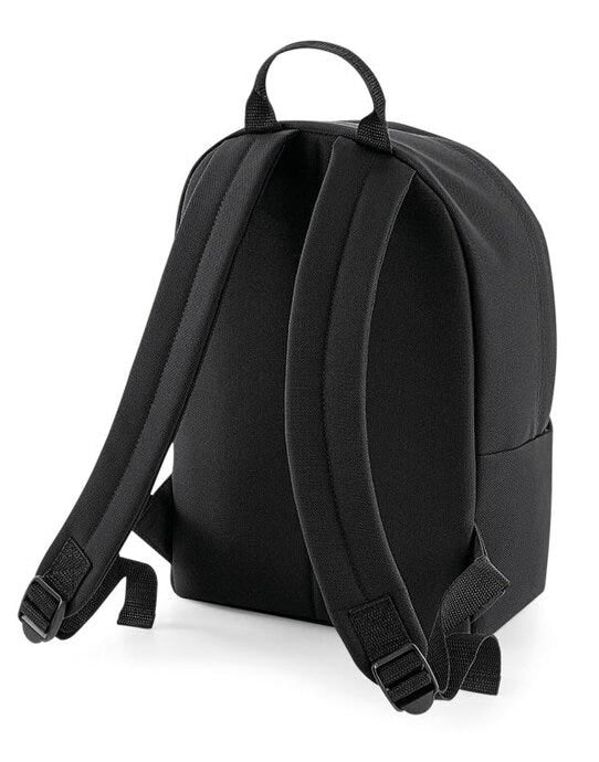 Bagbase BG125S Mini Fashion Backpack - Black/Black