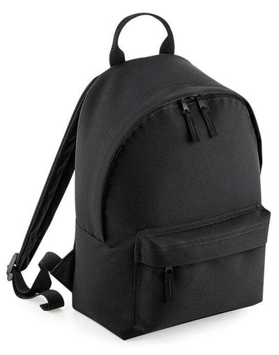 Bagbase BG125S Mini Fashion Backpack - Black/Black