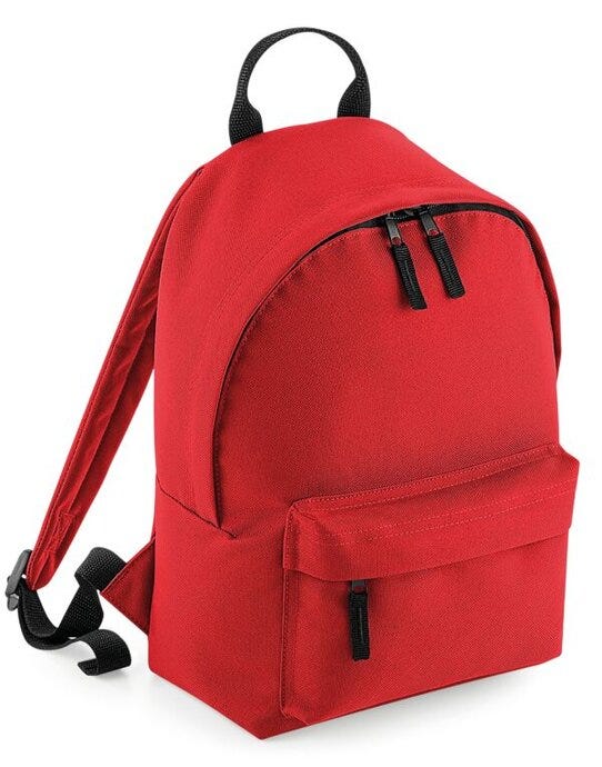 Bagbase BG125S Mini Fashion Backpack - Bright Red