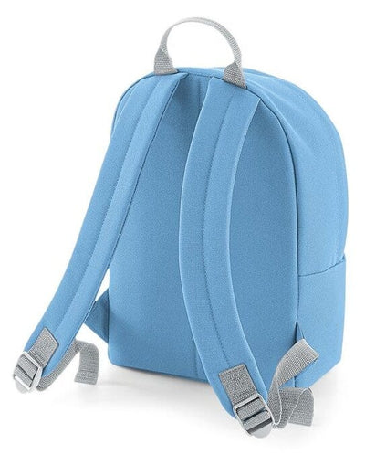 Bagbase BG125S Mini Fashion Backpack - Sky/ Light Grey
