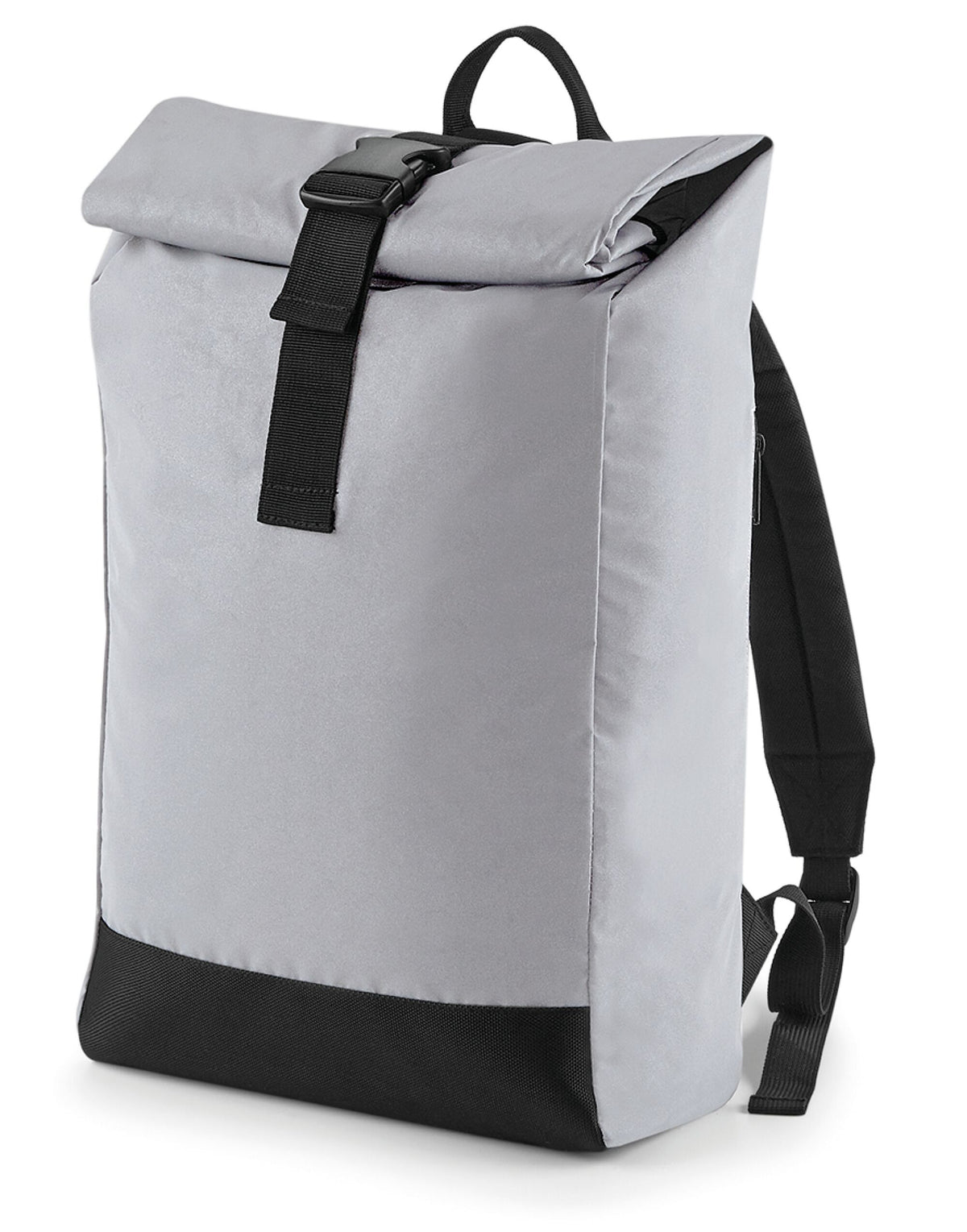 Bagbase BG138 Reflective Roll-Top Backpack - Silver Reflective