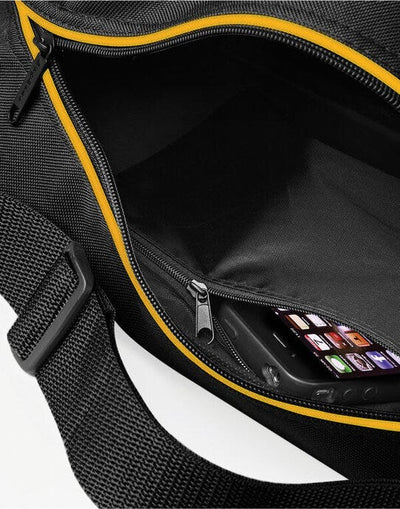 Bagbase BG14 Retro Shoulder Bag - Black/Gold
