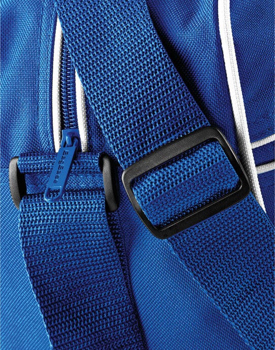 Bagbase BG14 Retro Shoulder Bag - Bright Royal/White