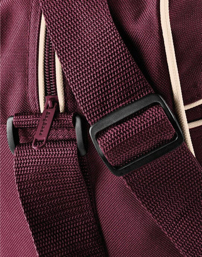 Bagbase BG14 Retro Shoulder Bag - Burgundy/Sand