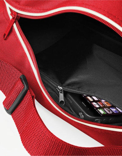 Bagbase BG14 Retro Shoulder Bag - Classic Red/White