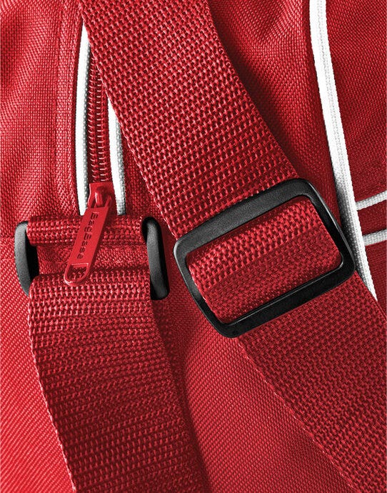 Bagbase BG14 Retro Shoulder Bag - Classic Red/White