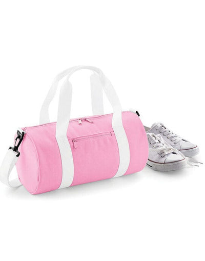 Bagbase BG140 Original Barrel Bag - CLassic Pink/White