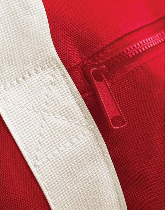 Bagbase BG140S Mini Barrel Bag - Classic Red/Off White