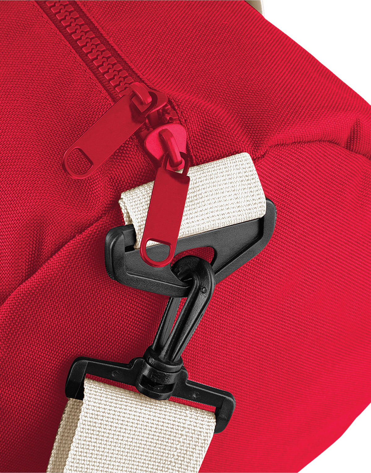 Bagbase BG140S Mini Barrel Bag - Classic Red/Off White