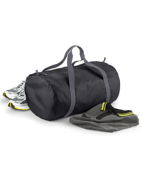 Bagbase BG150 Packaway Barrel Bag - Black
